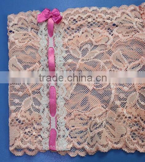 sexy transparent Light color lace belt underwear panty for young girl