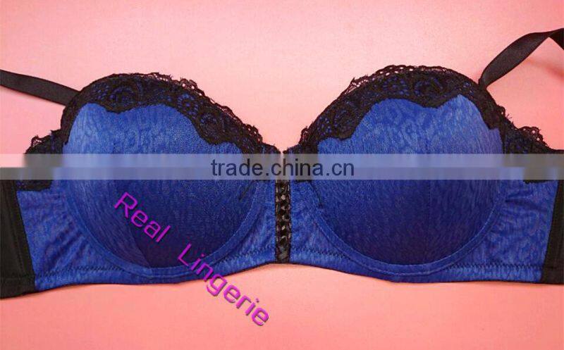 Large Size Leopard Jacquard Lace Underwear Set, Plus Size