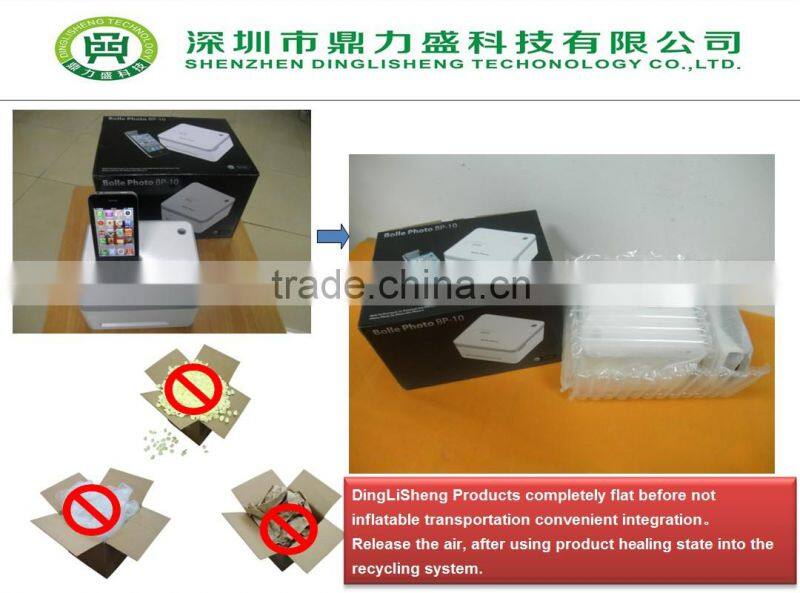Recyclable air packing container dunnage craft paper dunnage bag