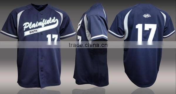 Full button custom baseball jersey for sale