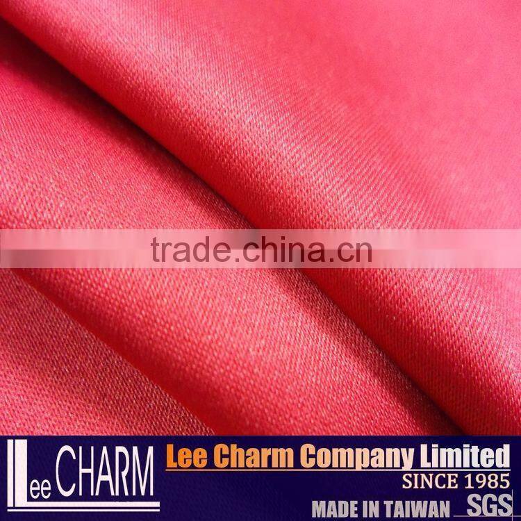 Polyester Blend Nylon Stretch Satin Fabric