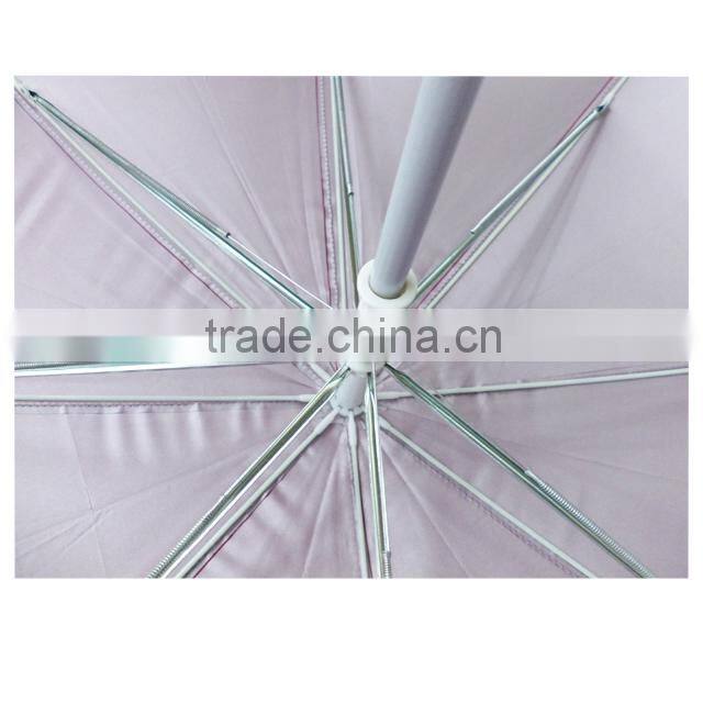 Straight aluminum red umbrella/advertising umbrella