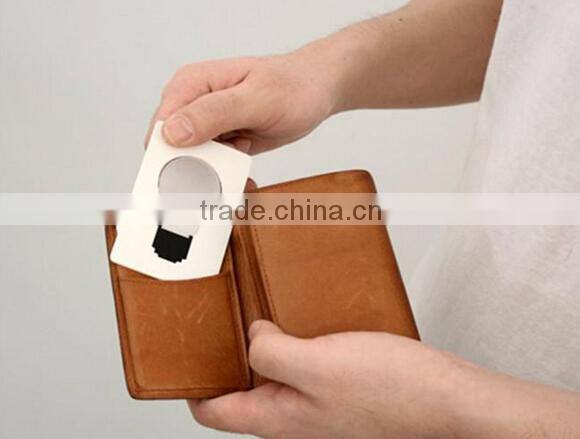 novelty Mini Portable Pocket LED Card Light Lamp put in Purse Wallet