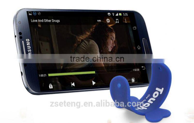 HOT Selling Custom-logo silicone cell phone stand
