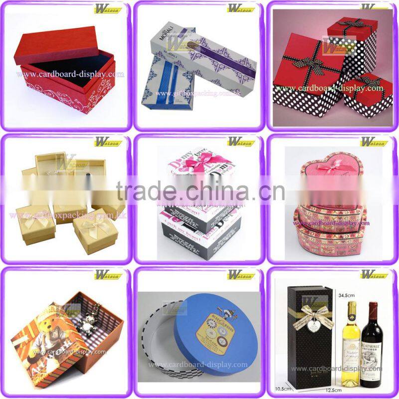 High Quality tailor Made Cardboard Gift Box with clear window