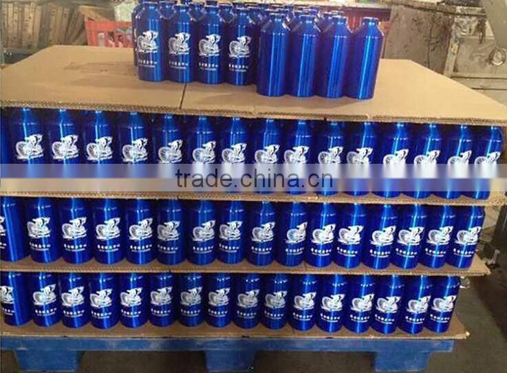 Logo design OEM color portable sports cold water kept aluminum bottle