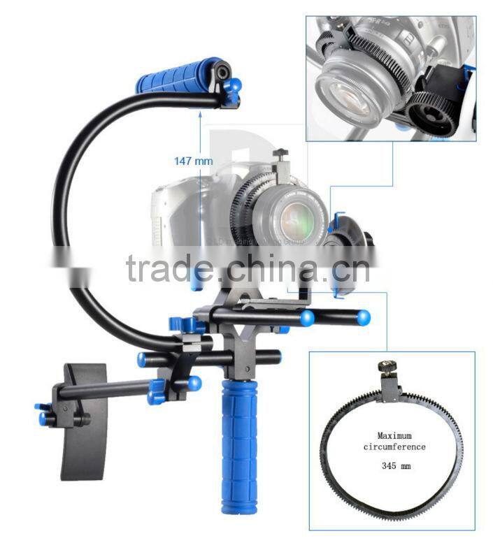 Bracket for camera Shoulder DSLR Rig Camera Rig Set Shoulder Support Kit Follow Focus(RL-001)