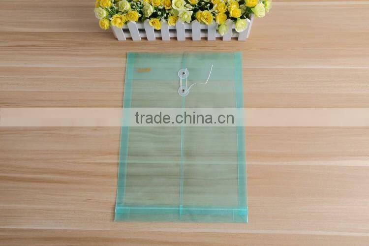 Clear Bag A4 PP Envelope Plastic Transparent Document Bag