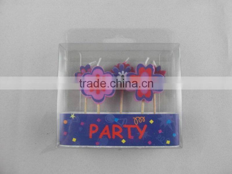 flower birthday candles,birthday party candle,decorative candle