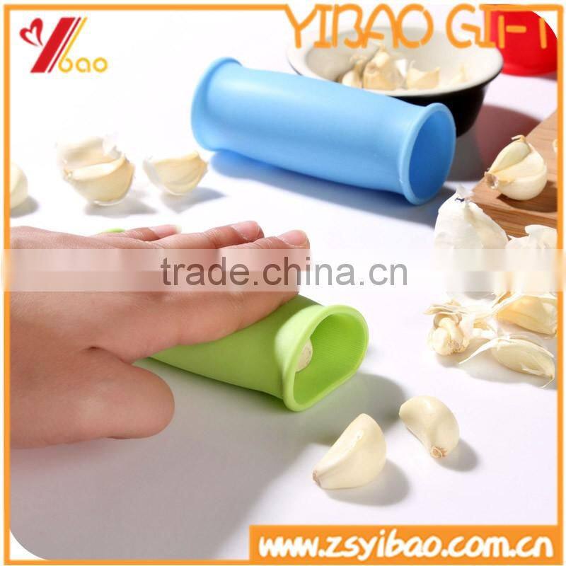 Kitchenware easy clean Silicone rubber garlic peeling tools