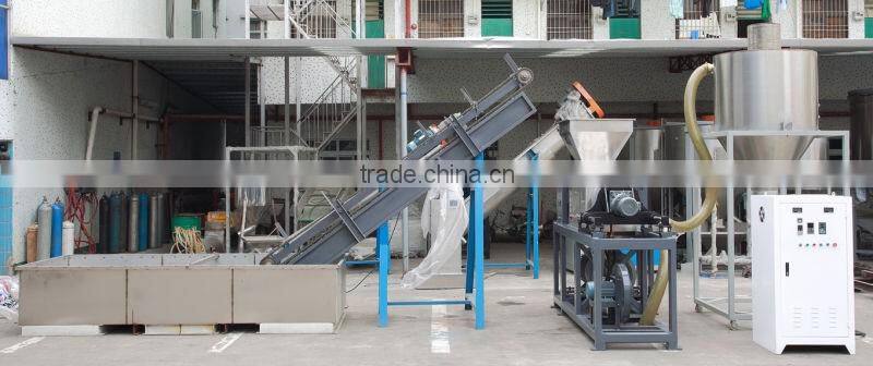 Taiwan hot sale PP PE plastic film recycling washing+dryer line