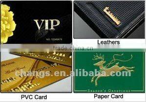 Automatic flat card stamping machine