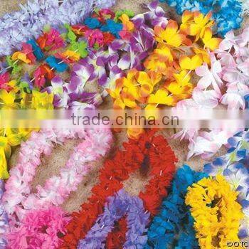 silk flower lei