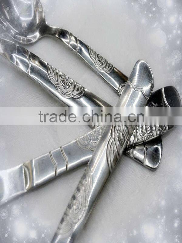 Hot sales stainless steel 430 dinnerware