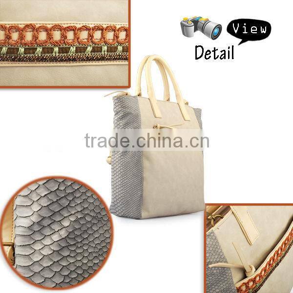 1879 Latest Costom fashion cowhide leather woman tote bag