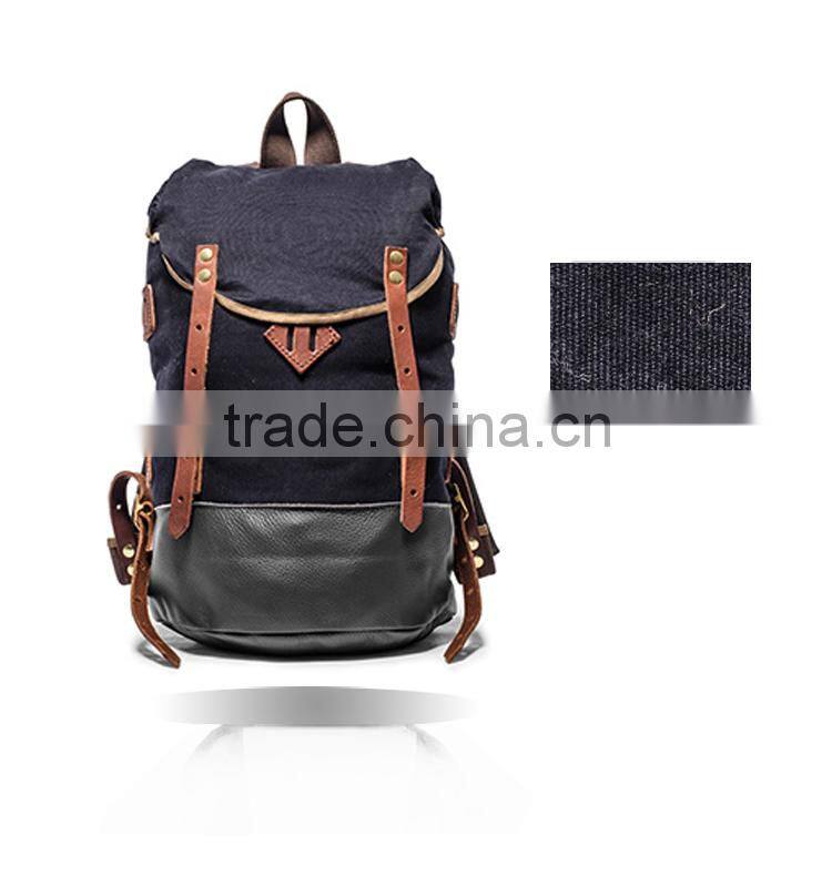Women men Canvas Active Hiking bag Backpack Travel bag