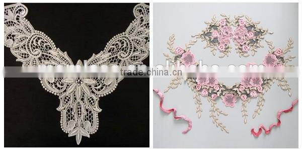 2015 wholesale new neck design with lace work