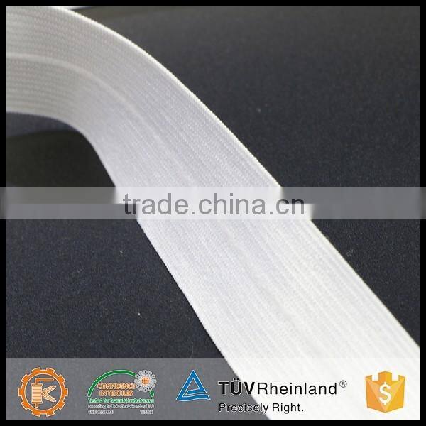 All color promotional durable harmless soft crochet bra wholesale elastic webbing in white