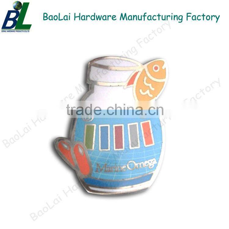 Goldend enamel metal parachute shape medals