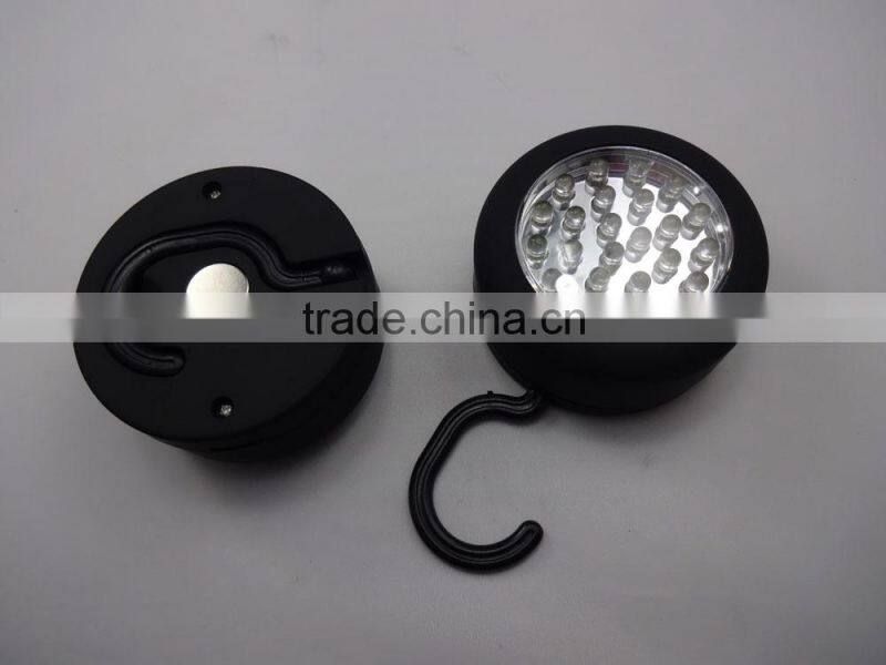 Magnet Light with Hook 24 Led Supper bright light Round Torch