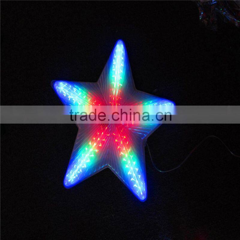 5meter with 20 decoration ip44 lighted christmas hanging stars decoration