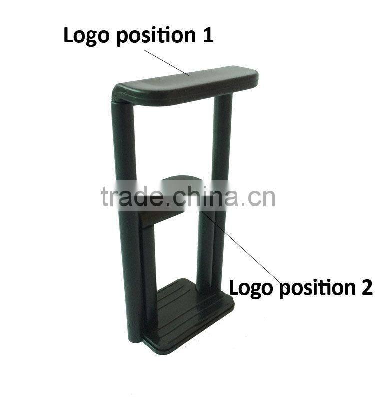 Retractable double arm holder smartphone tablet Camera Tripod Mount for iPhone 5/6/6s/6 plsu and iPad mini 1/2/3/4/5/air 2