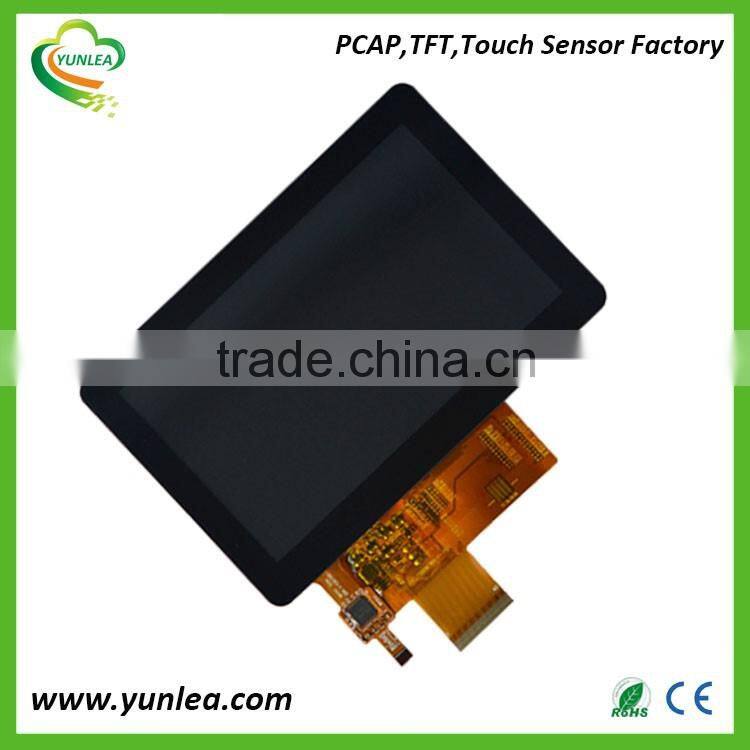 800x480 dots resoluiton 5 inch tft touch screen module from yunlea
