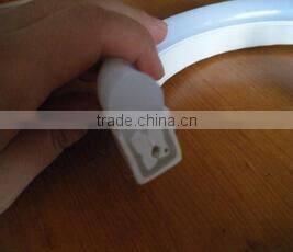 High brightness amber color PVC 220V AC 50000 hours LED neon flex light for building, hotel, brigde