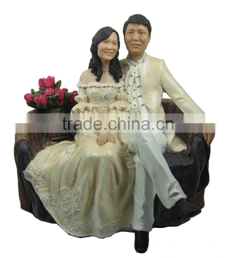 Wedding couple figurine