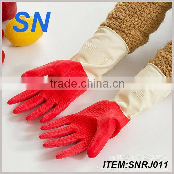 SN women healthy long cuff household gloves