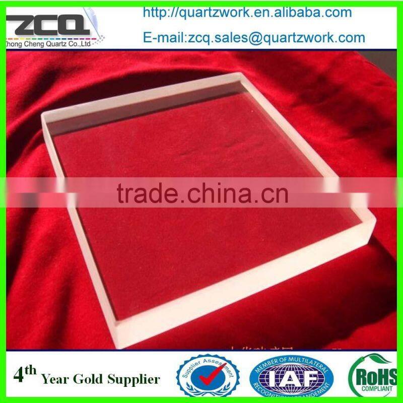 ROUND THIN OPTICAL QUARTZ GLASS PLATE/RING
