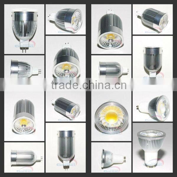 China Factory WW/NW/PW gu10 5w cob led spotlight