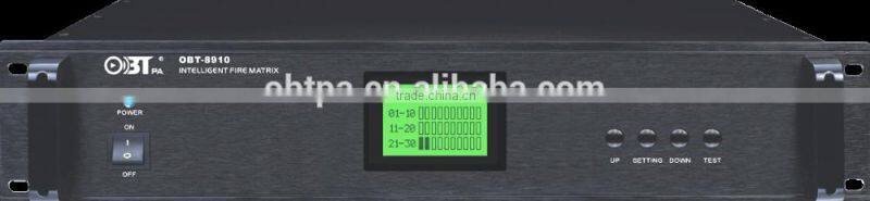 OBT-8910 public address fire matrix system integrated with professional fire protection system