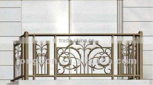 2015 Top-selling hand forged rod iron balcony fencing
