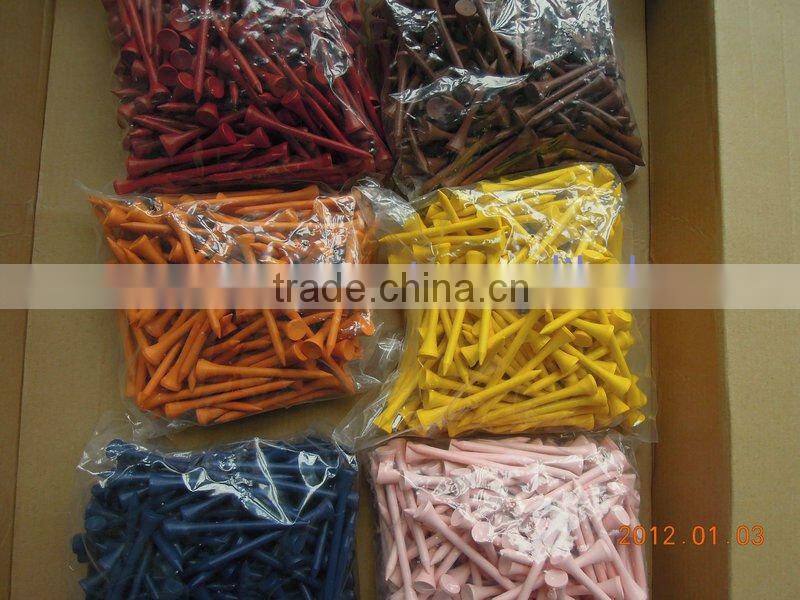 wooden environmental printed golf tee special golf tees