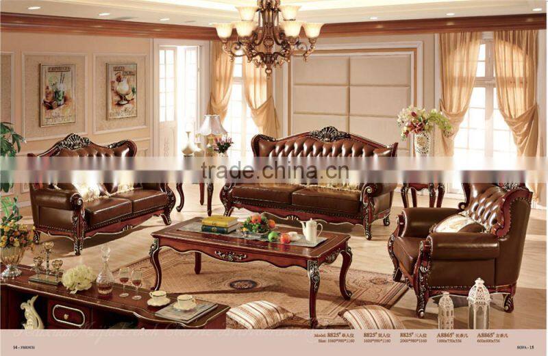 Led sofa sofa in genuine leather home temple furniture