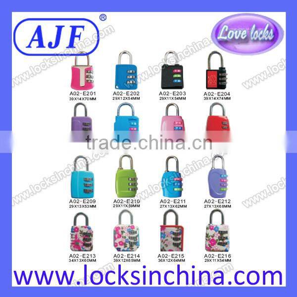 AJF 2015 Manufacturer Direct Wholesale security and safety gym locker combination padlock