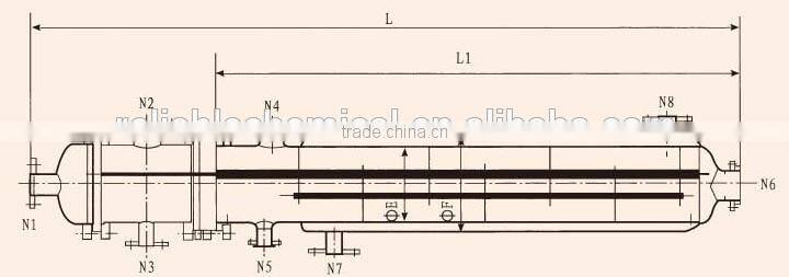 Glass-lined Shell-Tube Heat Exchanger/coaxial heat exchanger