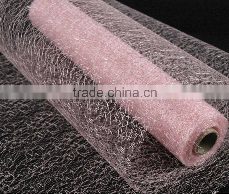 Decorative Fibre Net Roll for wrapping flowers and decorations