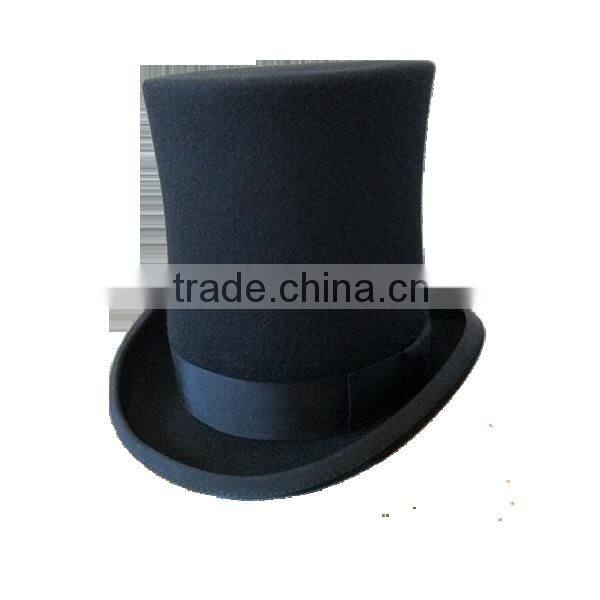 Ribbon and Rope Accessory Type and 100% Wool,100% Australian wool Material mini top hat