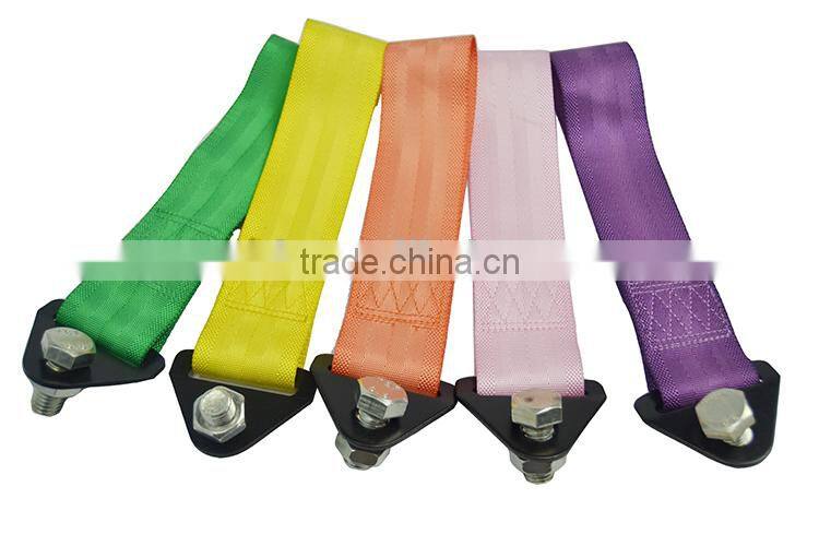 Colorful high quality tow rope strap racing draft emergency tool