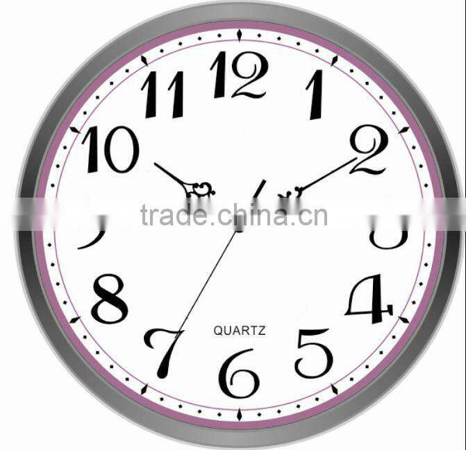 decorative wall clock, wall mounted round clock