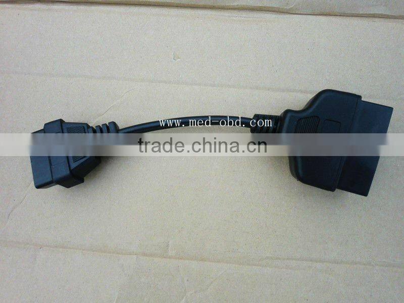 OBD 16P FEMALE to toyota22p J1962f to to toyota22p