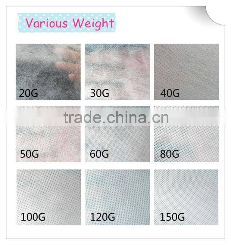 laminated non woven fabric/pp spunbonded non-woven cloth cover pe films/12g opp film laminated nonwoven fabric cloth for bags