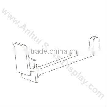 High quality plastic slatwall hooks for display