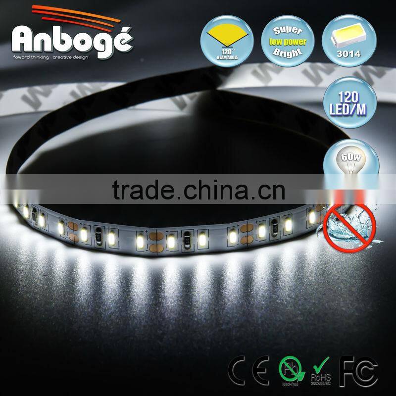 3014 smd 60pcs LED Flexible Strip Lightng 12V LED SMD Strip Pure white