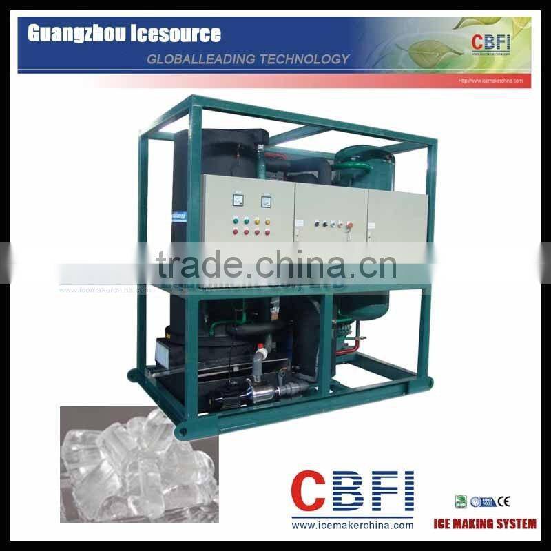 Tube Ice Maker Match with Automatic Ice Outlet (3tons per day)