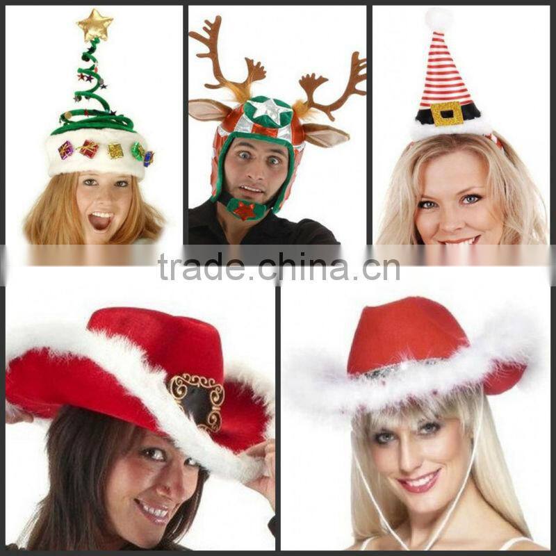2014 christmas decoration unique christmas hats paper christmas hat sale