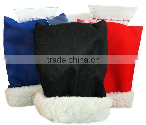 Best Price Plastic Ice Scraper With Glove For Car Cleaner