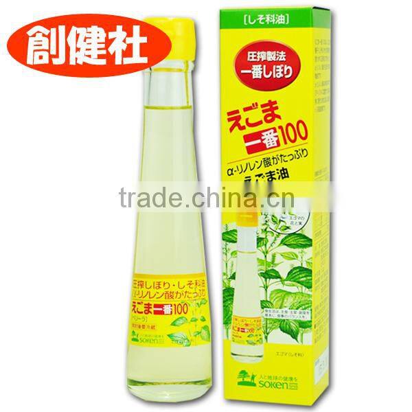 Japanese popular health oil 'Soken-sha' 'Egoma' wild sesame oil (genus of perilla) 110g